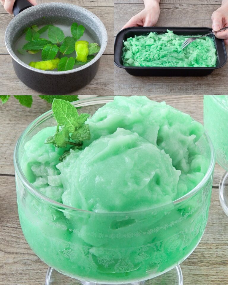 Sorbetto alla menta