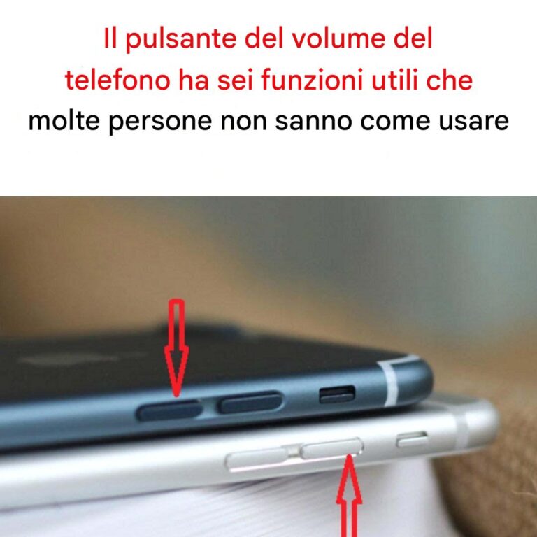 Il pulsante del volume del telefono ha 6 funzioni utili