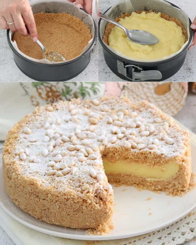 Torta della Nonna Senza Cottura