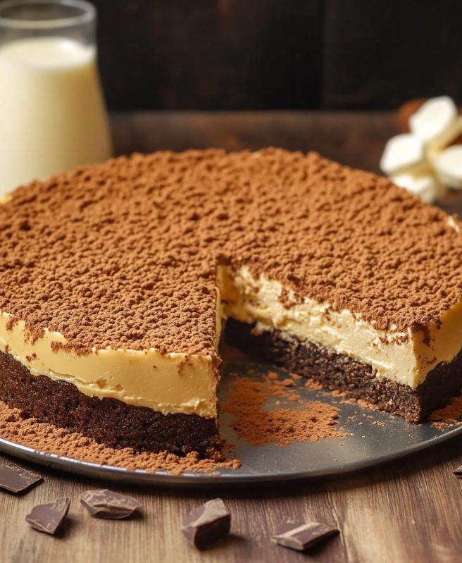 Delizia di Biscotti, Cioccolato e Crema al Formaggio