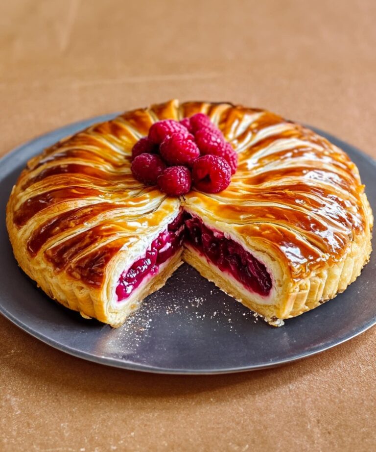 Galette des Rois Fruttata: Marmellata di Litchi e Fragole