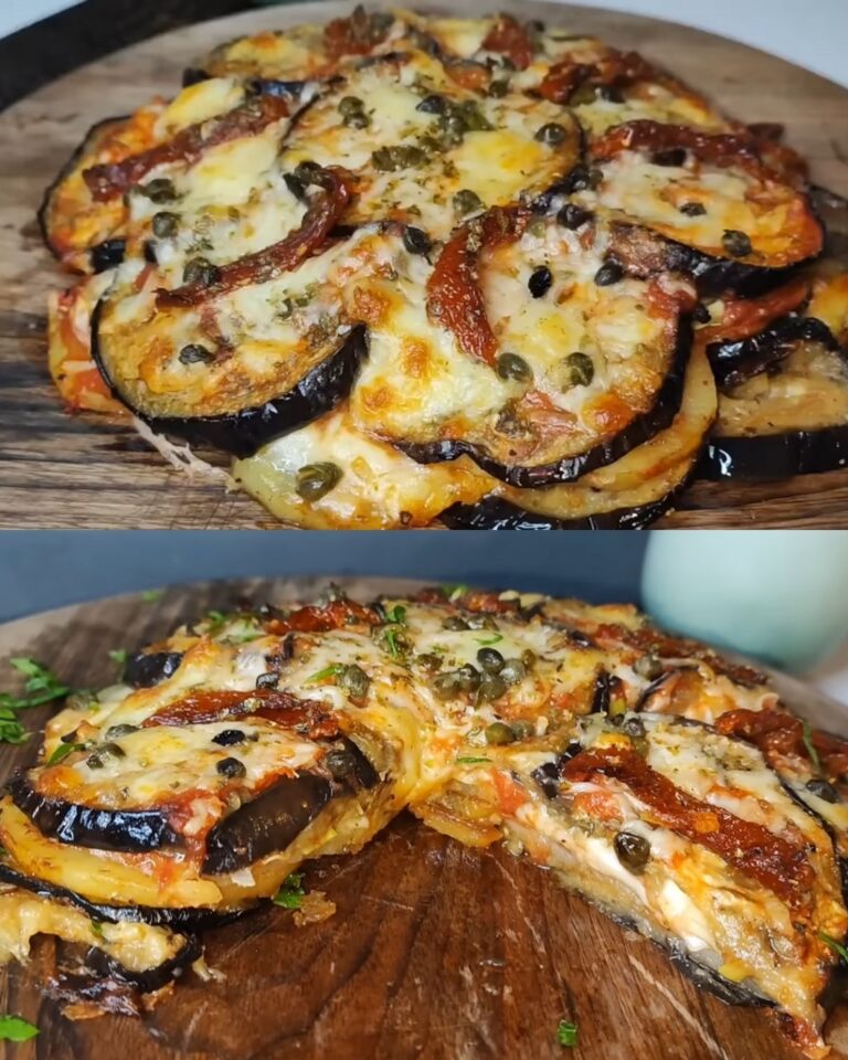 Casseruola di Melanzane, Patate e Formaggio al Forno