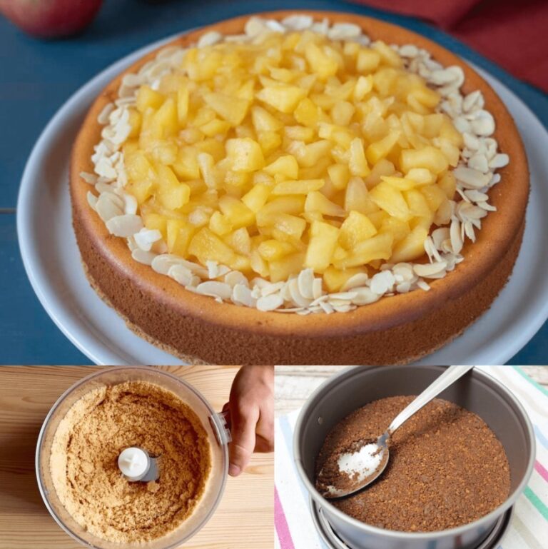 Cheesecake alle mele