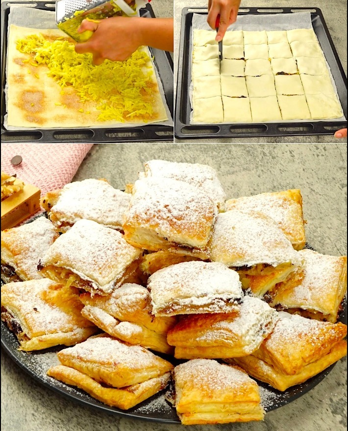 Sfogliatine con mele e cioccolato: la ricetta dei dolcetti veloci e golosi