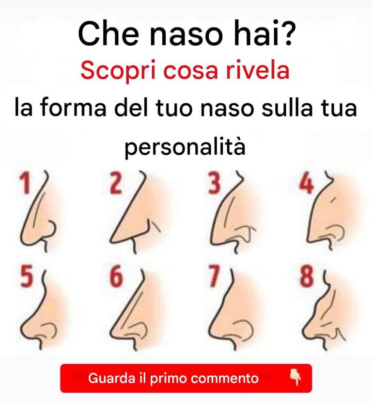 Test: scopri cosa rivela la forma del tuo naso sulla tua personalità