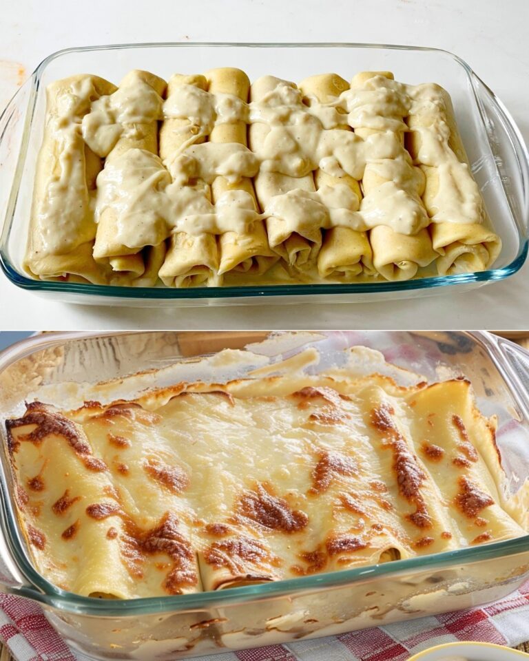 Le crespelle al prosciutto