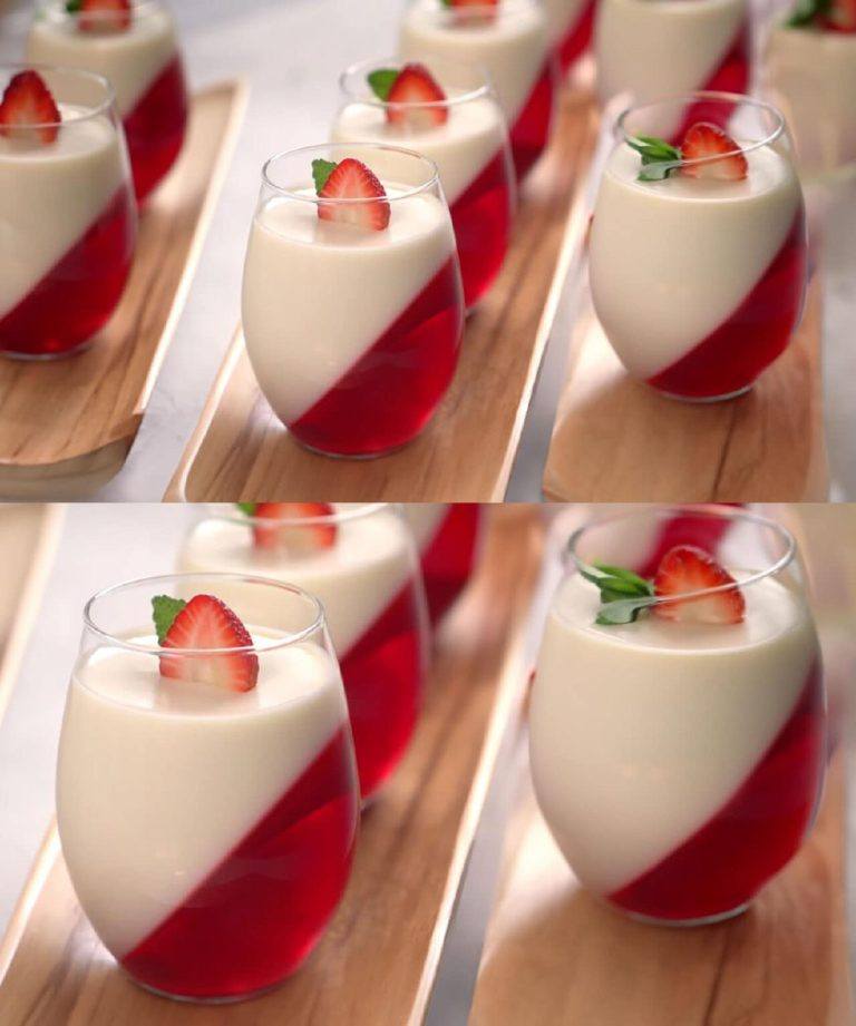 Panna Cotta alle Fragole: Dessert Leggero ed Elegante