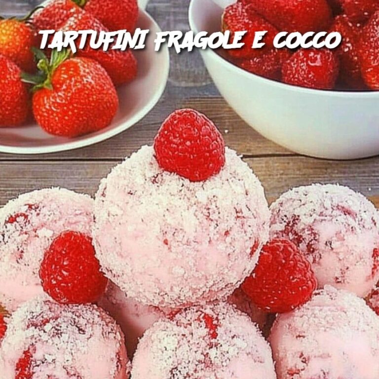 TARTUFINI FRAGOLE E COCCO