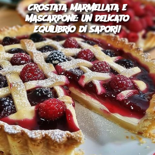 Crostata Marmellata e Mascarpone: Un Delicato Equilibrio di Sapori!
