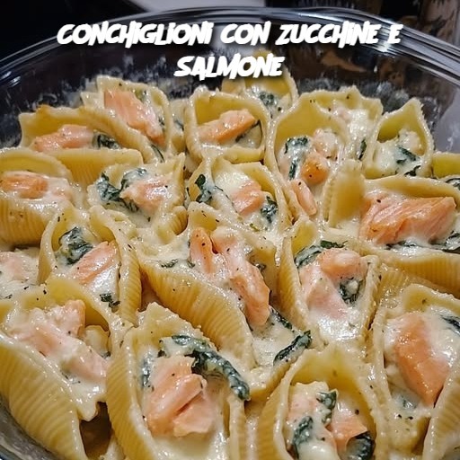 Conchiglioni con Zucchine e Salmone