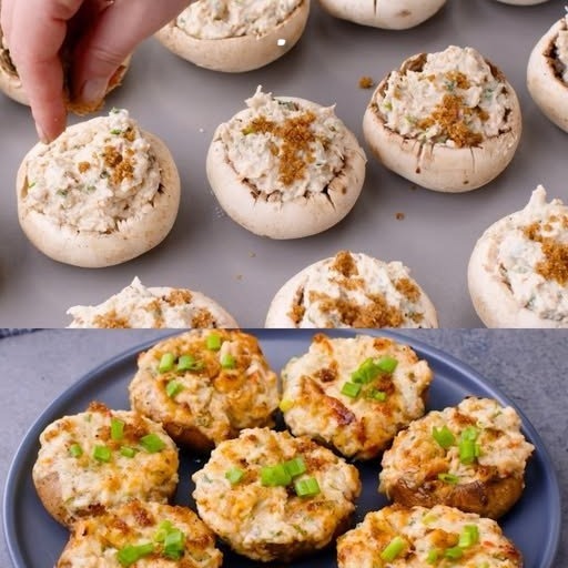 Funghi Ripieni delle Feste: Un’Idea Sfiziosa per un Antipasto Natalizio