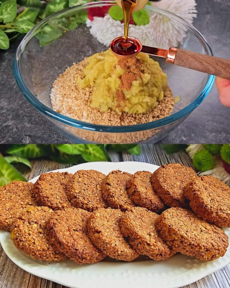 Cuocere mele, noci e farina d’avena