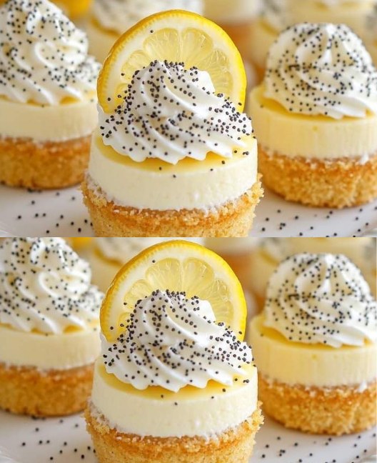 Mini cheesecake al limone