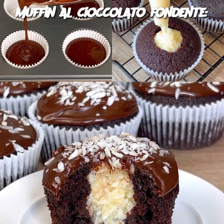 Muffin al cioccolato fondente: la ricetta per una delizia golosa a cui non potrete resistere