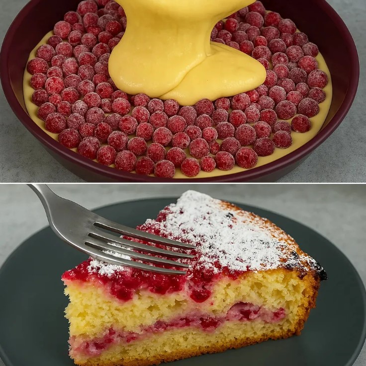 Torta con frutti di bosco congelati. Ricetta per tutti i giorni