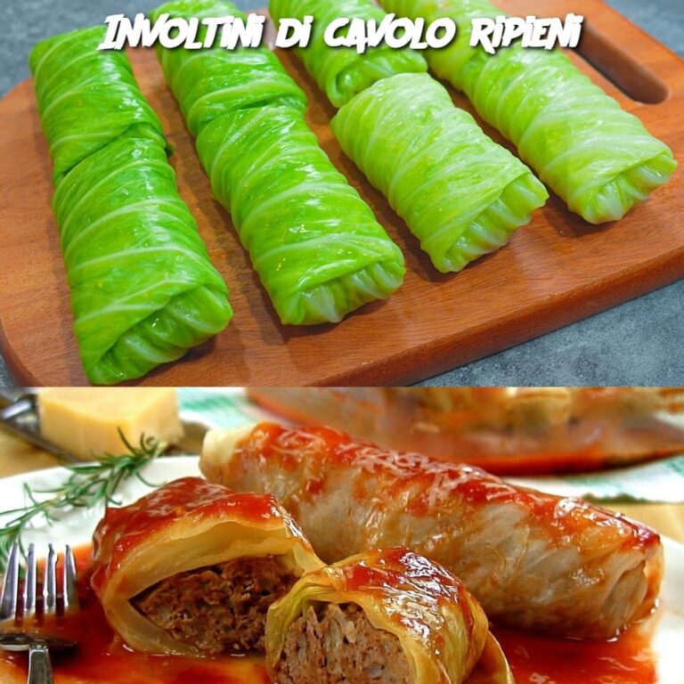 Involtini di cavolo ripieni