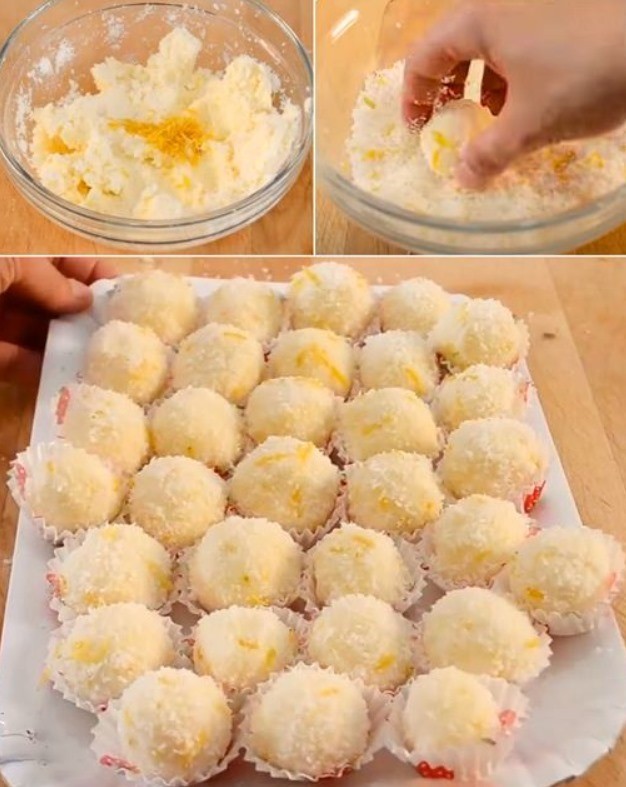 Tartufini cocco e limone: la ricetta del dolce fresco, ricco e veloce
