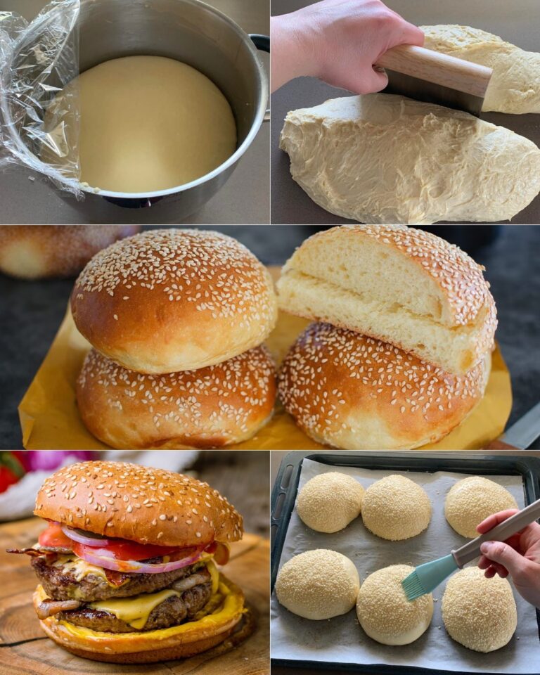 Burger buns: la ricetta per panini da hamburger alti e soffici