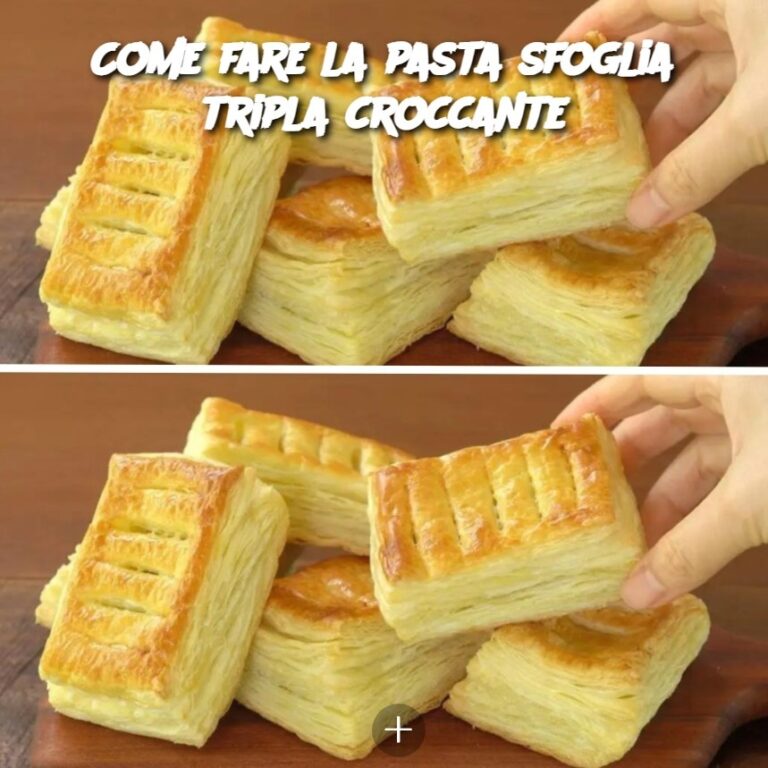 Come fare la pasta sfoglia tripla croccante