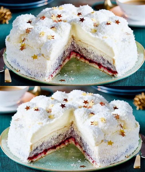 Torta di palle di neve di Natale
