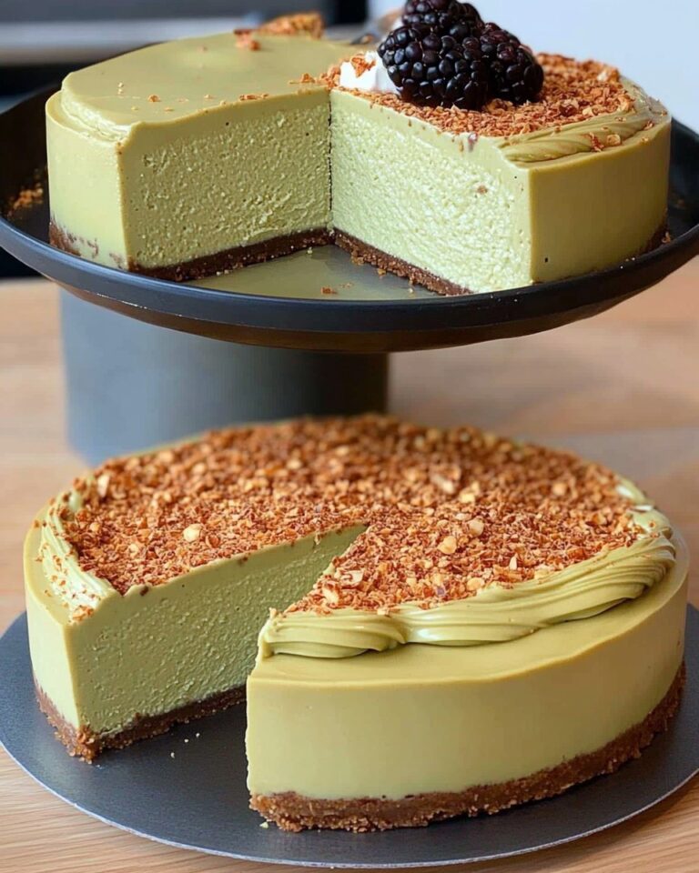 Cheesecake al pistacchio