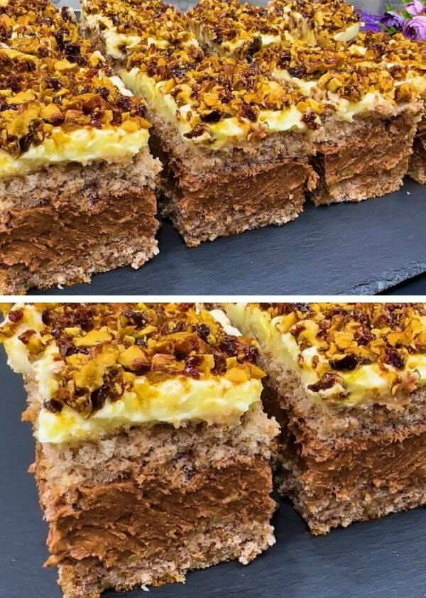 Una Torta alle Noci Succosa che si Scioglie in Bocca!