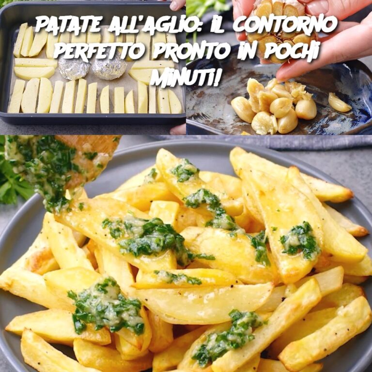Patate all’aglio: il contorno perfetto pronto in pochi minuti!