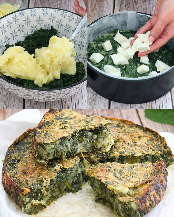 Tortino di patate e spinaci: la ricetta della patata vegetariana, leggera e nutriente