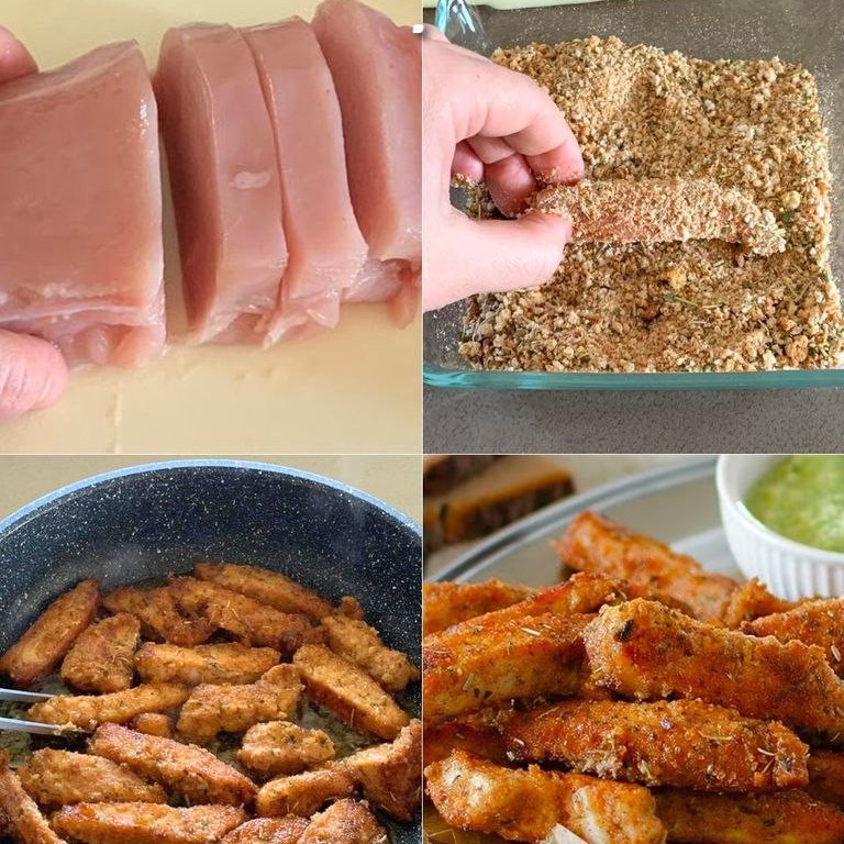 Tagliate il pollo a listarelle e impanatele! Sarà croccante e delizioso come non mai, la ricetta