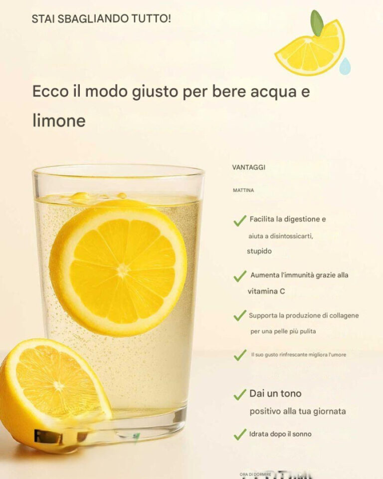 Lo stai facendo nel modo sbagliato. Ecco il modo corretto di bere acqua e limone.