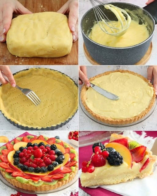 Questa crostata di frutta sembra uscita dalla pasticceria Ecco la ricetta per prepararla perfetta:
