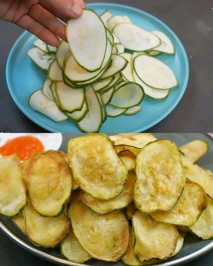 Chips di Zucchine Fritte Croccanti