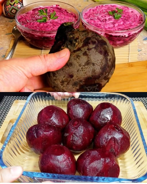 Il secondo giorno è ancora più buono. Ora compro le barbabietole molto più spesso: una ricetta per una nuova insalata sana