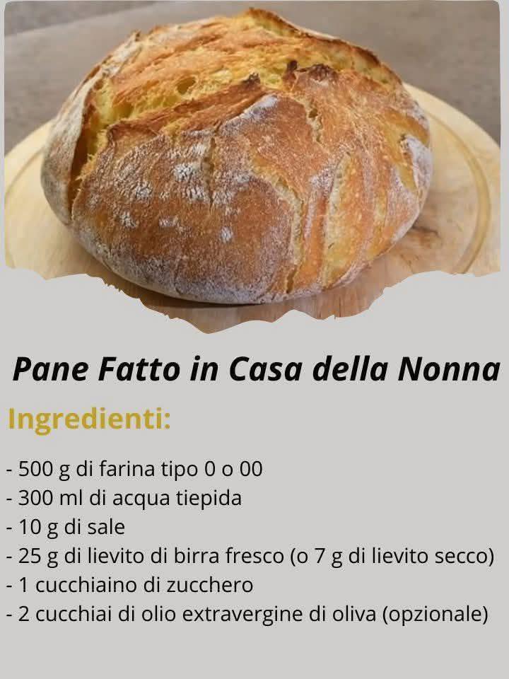 Pane Fatto in Casa della Nonna