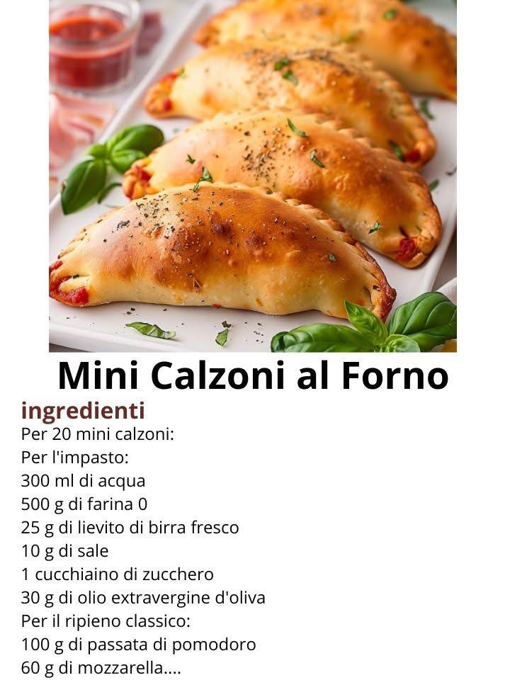 Mini Calzoni al Forno