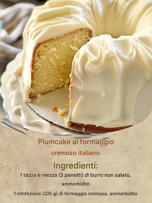 Torta al formaggio cremoso italiano