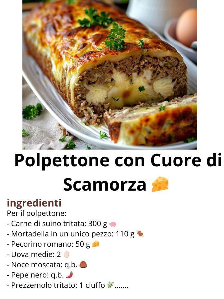 Polpettone con Cuore di Scamorza
