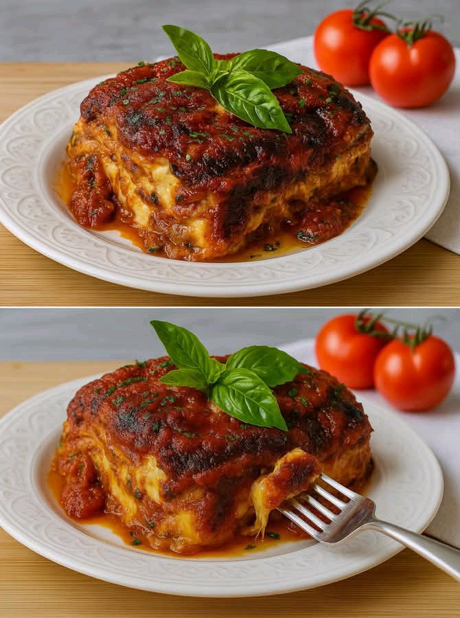 Parmigiana di melanzane leggera al forno