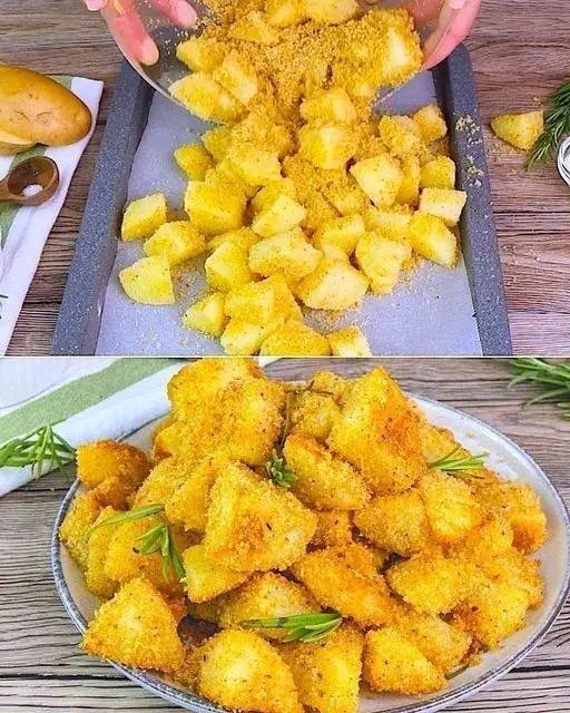 Patate Arrosto con Pangrattato Croccante