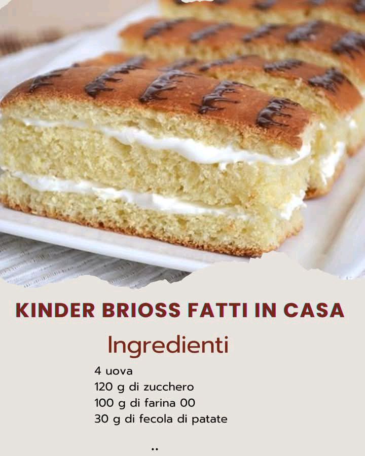 Kinder Brioss Fatte in Casa