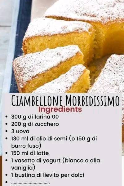 Il Ciambellone Morbidissimo della Nonna