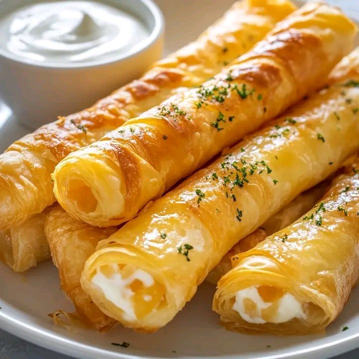 Sigari Croccanti di Pasta Sfoglia