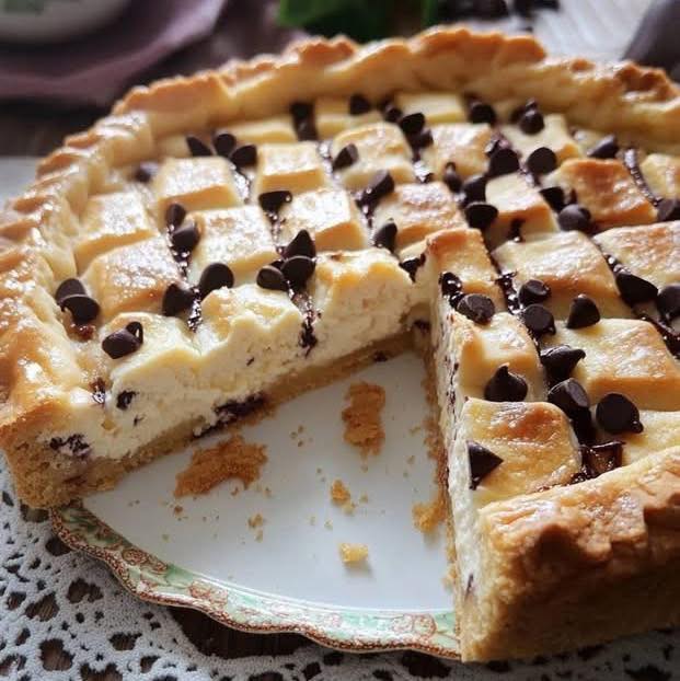 Crostata di Ricotta e Gocce di Cioccolato