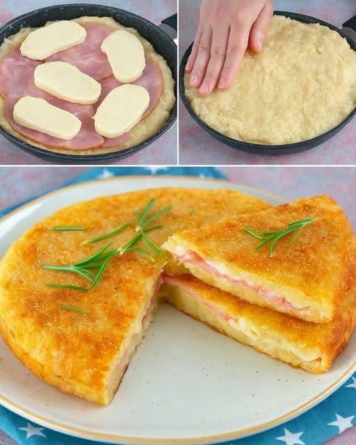 Torta di Patate Farcita in Padella