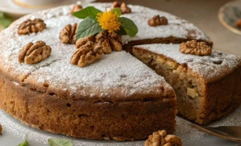 Ciambella alle Noci: Una Delizia Rustica e Profumata