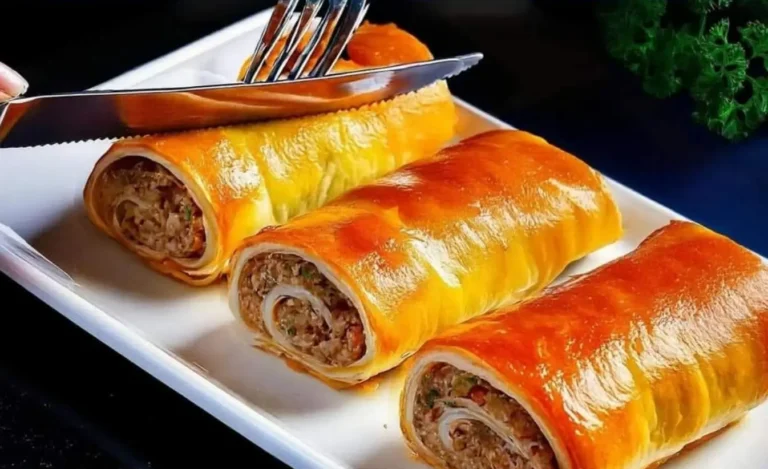 Bocconcini di pasta sfoglia saporiti alla Wellington