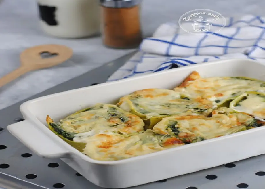 Pasta ripiena di spinaci che crea dipendenza