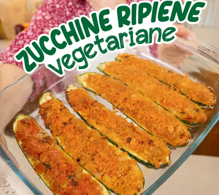 Zucchine ripiene vegetariane