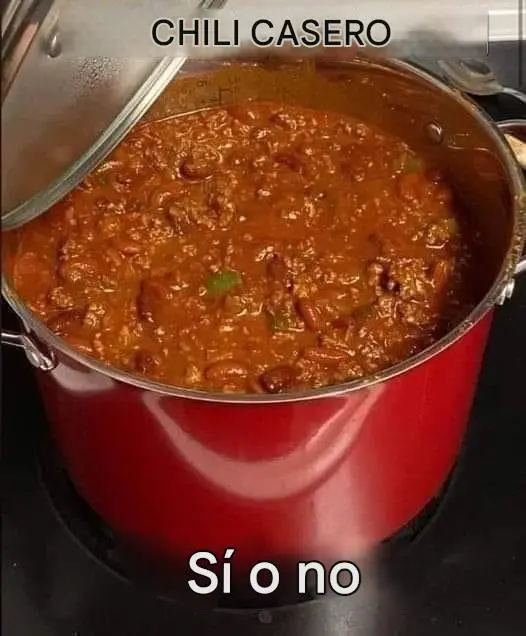 CHILI CASERO CON FRIJOLES MIXTOS