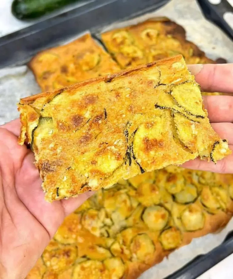 questa schiacciata di zucchine light e strabuona
